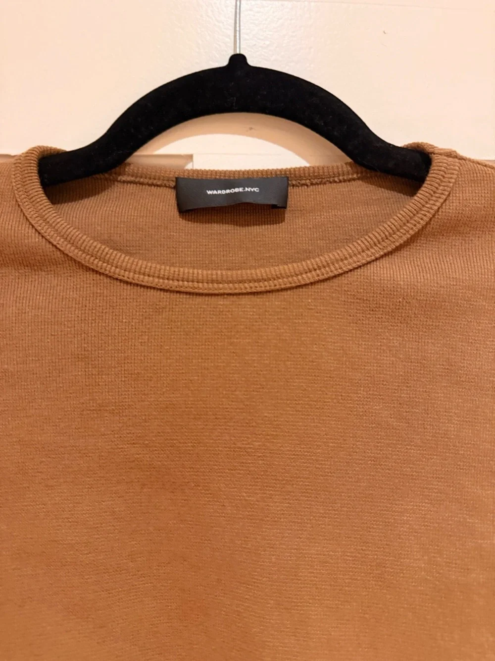 WARDROBE.NYC Brown Hailey Bieber Edition HB Long Sleeve T-Shirt - Picture 7 of 10